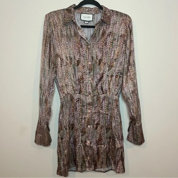 Alexis Multicolor Long Sleeve Dress - Picture 4 of 13